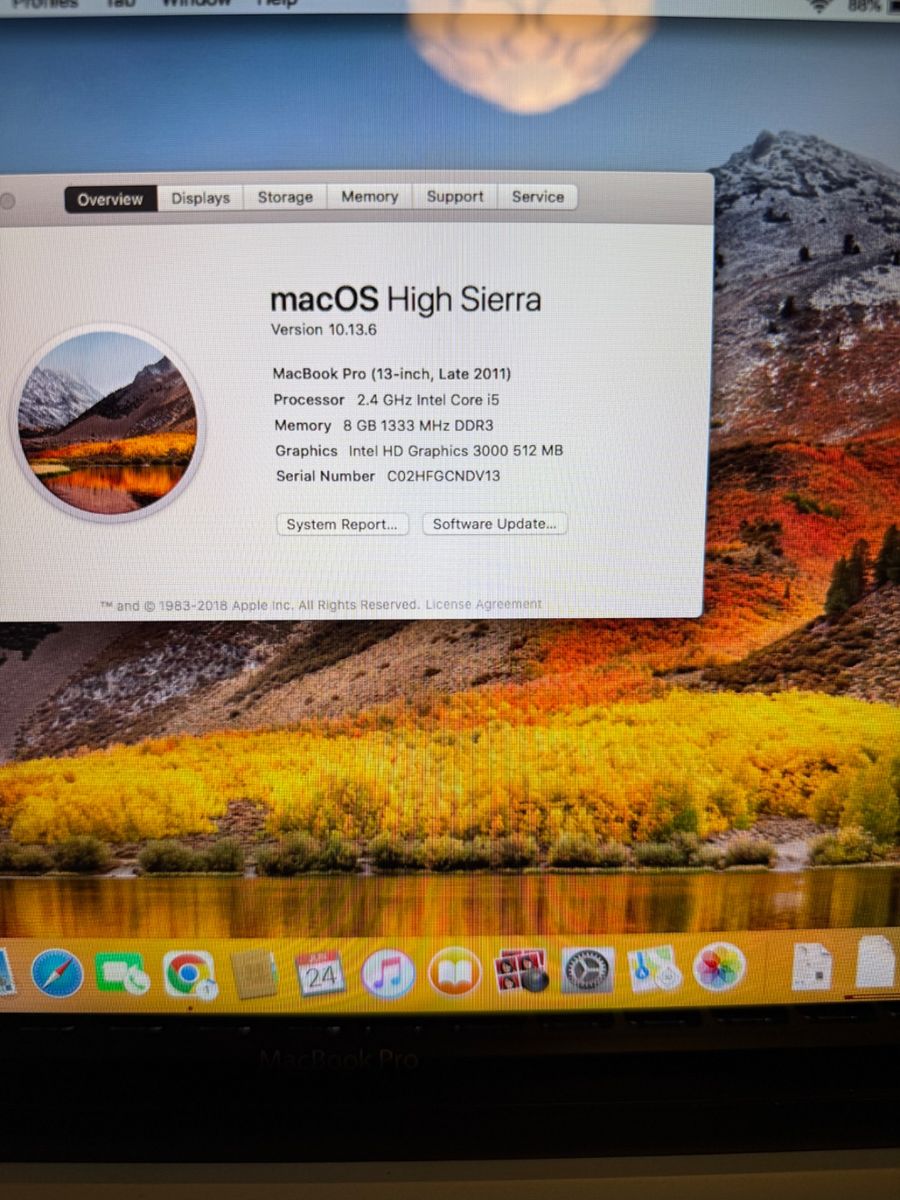 MacBook Pro i5 late 2011