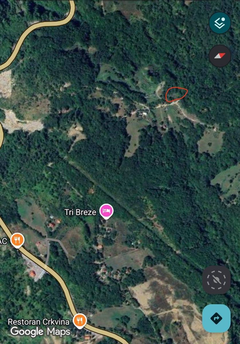 Prodajem plac na Crkvinama opština Kolašin.