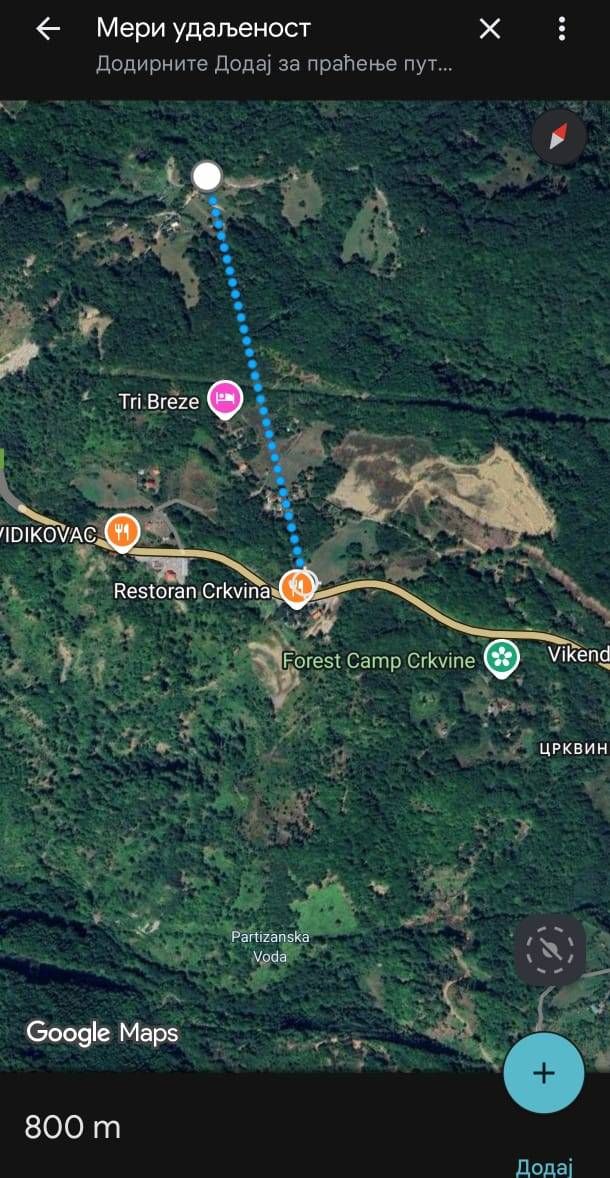 Prodajem plac na Crkvinama opština Kolašin.